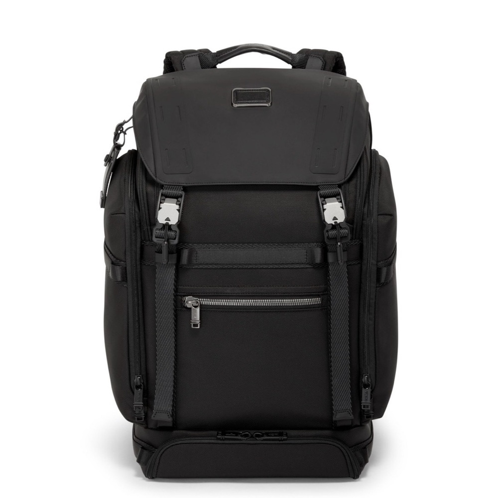 Tumi Alpha Bravo Expedition Flap Backpack Black